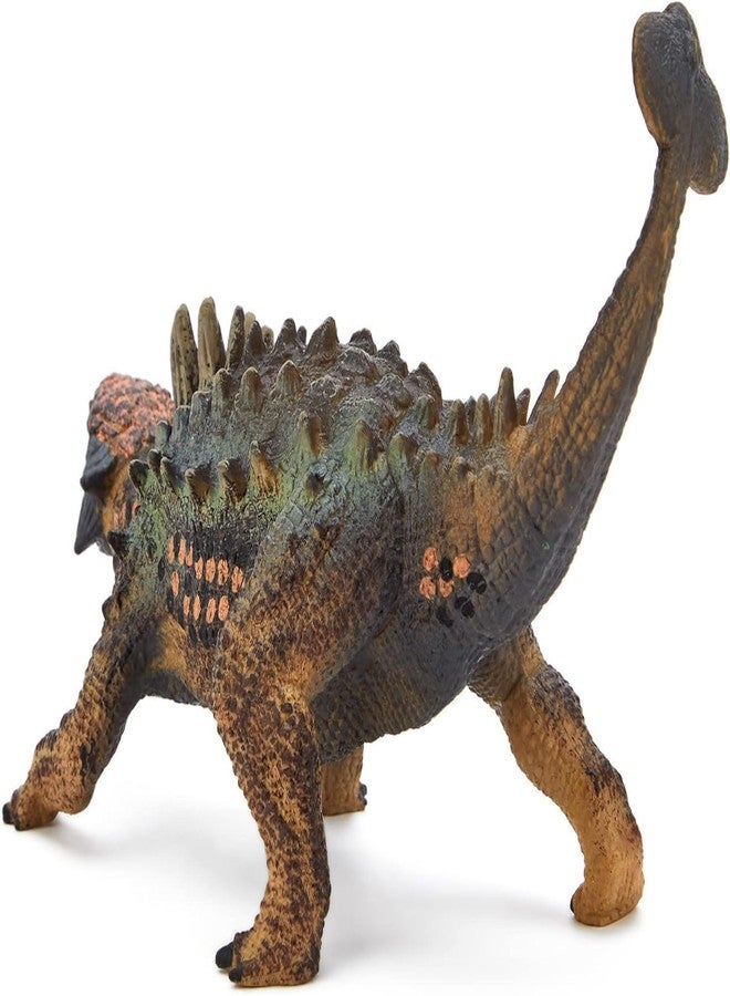 FUNFOB Dinosaur Toy Figure Width - 15cm Ankylosaurus Dinosaur Toys for Kids & Adults PVC Multicolour | Grey Spike Short Legs SML - Image 4